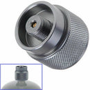 1Pc 1LB Small Gas Tank Adapter Camping Propane Input Lindal Output Stove Adapter