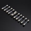 Pack of 60pcs 6x30mm Quick Blow Glass Tube Fuse Kits Fast-blow Glass Fuses Set