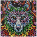 5D DIY Special Shaped Diamond Painting Wolf Embroidery Mosaic Kits (DS009)