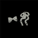 7pcs bow cutting dies stencil scrapbook album paper embossing craft diy  JR