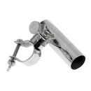 Stainless Steel Fishing Rod Holder Clamp + Fishing Rod Tie Tackle Belt Strap
