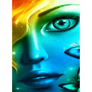 5D DIY Full Drill Diamond Painting Fantasy Eyes Cross Stitch Embroidery Kit