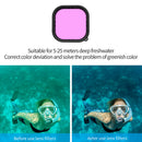 Aqua Filter Set Red Magenta Snorkel Filters for GoPro Hero 9 Action Camera