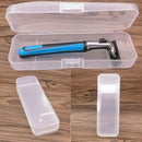 Plastic Clear Transparent Collection Razor Container Case Storage Box_5*5*3cm