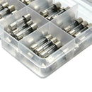 100Pcs/set Fast Blow 0.2A-15A Car Truck Glass Tube Fuses Assorted Kit Sunlephant
