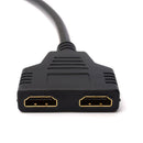 HDMI 2 Dual Port Y Splitter 1080P HDMI v1.4 Male to Double Female Adapter Ca_kz