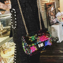 Shining Sequins Shoulder Bags Women Messenger Chain Party Crossbody Handbag