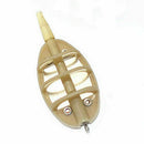 Carp Fishing Inline Method Feeder Set 4 Feeders 15/20/25/35g Moulds Hot AU J4F3
