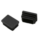 20 pcs Plastic Rectangular End Cap 30mm x 20mm Threaded Pipe Tube Insert Ru D1N3
