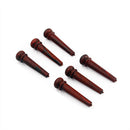 6pcs Durable Rosewood Bridge Pins w/ Dot for Acoustic Guitars DIY Accessory