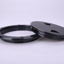 Marine Plastic 101 mm / 4" Deck Plate - Black Inspection Plate for Boat & Camper