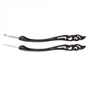 8 Pcs/ Set Soft Plastic Handle Knitting Needles Aluminum Crochet Kit Sewing