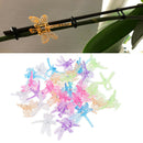 30Pcs Dragonfly Orchid Clips Orchid Grower Support Garden Plant Vine ClipsJ Gw