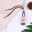 Car diamond shape perfume pendant hanging glass empty bottle 8ml auto ornamentLJ