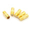 5 PCS Coaxial Coax RF Adapter Connectors TV PAL Male Plug to "F" Female LJ