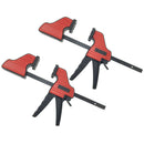 Set of 2 Heavy Duty F Clamp Wood Working Quick Grip Wood Clamp Bar Clamp with