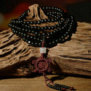 Tibetan Sandalwood Buddhist Buddha 216 Prayer Beads Mala Bracelet Necklace W8I3