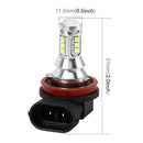 2x Headlight H8 / H11 Led 80W 6000K Car Hi / Lo Beam Auto Bulbs, White