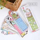 30pcs/lot Cute Funny Cat Shaped Paper Bookmark Gift Stationery Film Book_Mark