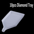 10pcs DIY Diamond Tray Drill Plate Painting Accessories Diamond Painting Tool'OZ