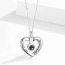 Projection 100 Languages I Love You Cremation Heart Urn Ashes Memorial Neckl Gw