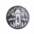 1pc i want to leave ufo alien badges patch embroidered applique sewing patchesM&
