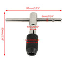 5Pcs/set T Type Hand Screw Thread Taps Drill Kit M3 M4 M5 M6 Set Wre- OZ