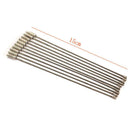 30PCS Stainless Steel Wire Keychain Cable Key Ring for Outdoor Hiking A