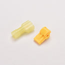 10 New Electrical Cable Connectors Quick Splice Lock Wire Terminals Crimp Yel BX