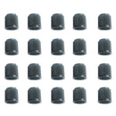 20 Pack Black Tire Stem Valve Caps, Dustproof Tyre Cap for Cars, SUVs, Bike