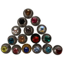 16/ Set Lip Piercing Lip Rhinestone Multi Color