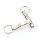 Stainless Steel Compact Quick Release Keychain Belt Clip Key Ring Holder ME