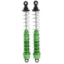 2Pcs Alloy Shock Absorbers for 1:10th HSP 94180 4WD RC Climbing Truck Green