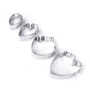 4pcs Peony Flower Cake Fondant Plunger Cutter Decorating Mold Sugarcraft BakingO