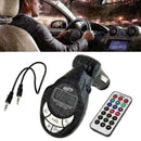 Car MP3 Player Wireless FM Transmitter Modulator USB Delicate Remote SD CD U6B4