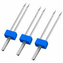 3 Pcs Double Twin Needles Pins (3 Size Mixed 2.0/90 3.0/90 4.0/90) With 3Pc D2O8