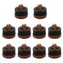 10 Pieces 12mm Snooker Pool Cue Tips Billiards Accessories