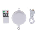 Baby Musical Crib Mobile Hanging Rotating Toys with USB and RC, Built-in 35