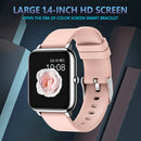 P22 Smart Watch Blood Pressure Heart Rate Monitor Sport Smartwatch (Pink)