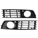 Front Bumper Lower Fog Light Grille Cover for Audi A4 B6 8E0807681 (Pair)