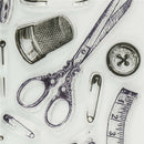 Novelty Sewing Tools Clear Stamps DIY Scrapbooking Card Making Photo AlbumME