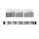 2 Sets 1/8inch/4mm Hex S2 Alloy Steel Magnetic Screwdriver Bit Precision Screw
