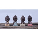 Chinese Tea Pet, Little Buddha Statue Monk, For Kung Fu Tea Tray Decor YLW