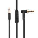 4.5FT 3.5mm Audio Cable Right Angle Car Aux Cord with Mic for Headphones