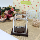 Newtons Cradle Fun Steel Balance Balls Classic Physics Science Pendulum De ZRN