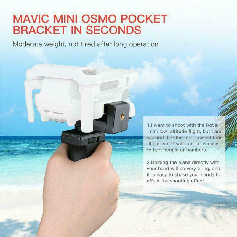 For DJI Mavic Mini Drone Mounting Handheld Stabilizer Bracket Holder Clip D9T7