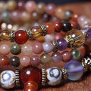 5mm Crystal Seed Bead Bracelet Handmade Colorful Cuff Bangle Fashion Jewelry