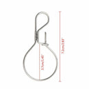 Portable Live Fish Lock Stainless Steel Buckle Fishing Tackle Snaps Accessories