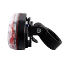 Bicycle 9 Red LED Flashlight 6 Modes Rear Lamp w Bracket