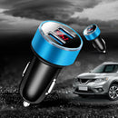 Dual Ports 3.1A USB Car Charger Lighter 12V/24V Digital LED Accessory